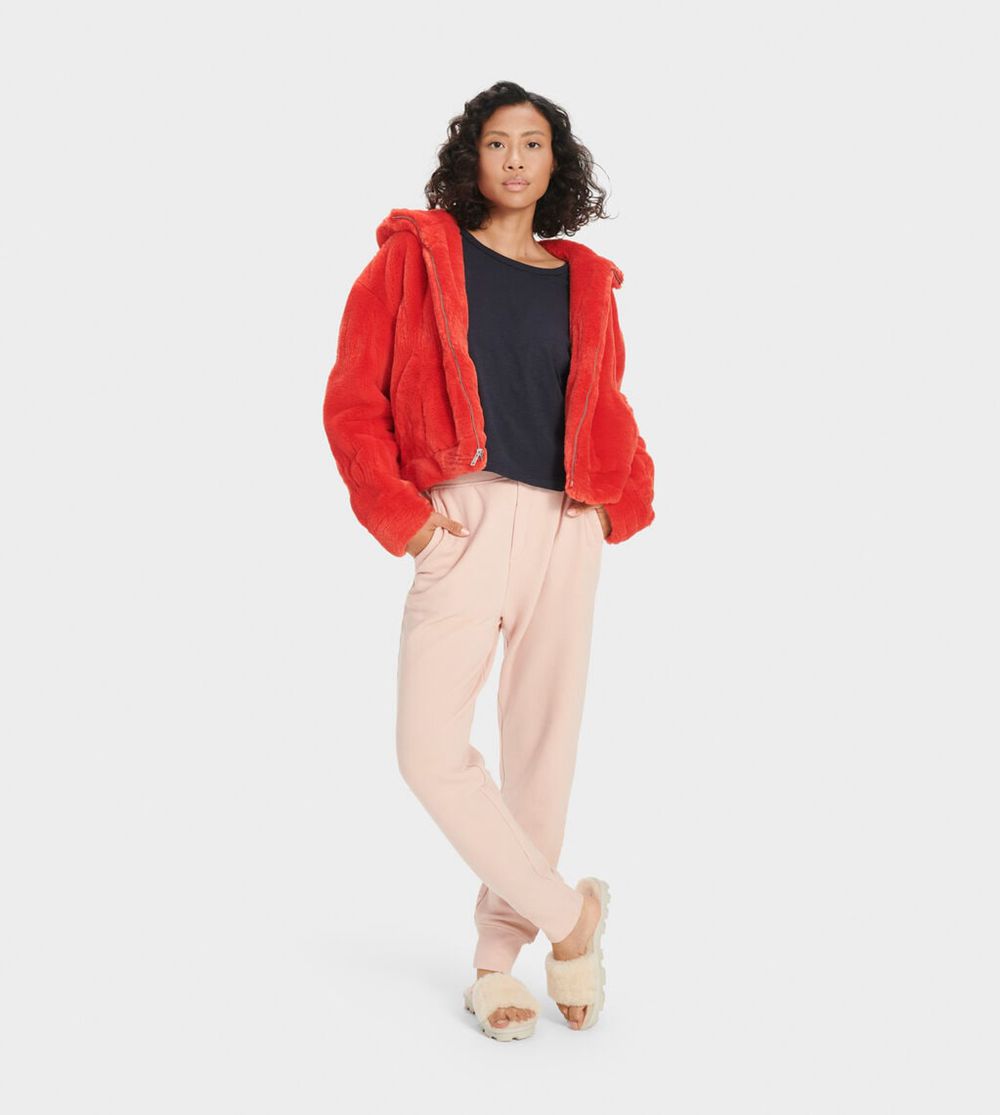 Ugg Jogger Womens - Ugg Ericka Relaxed Rose - 521CFUSNY